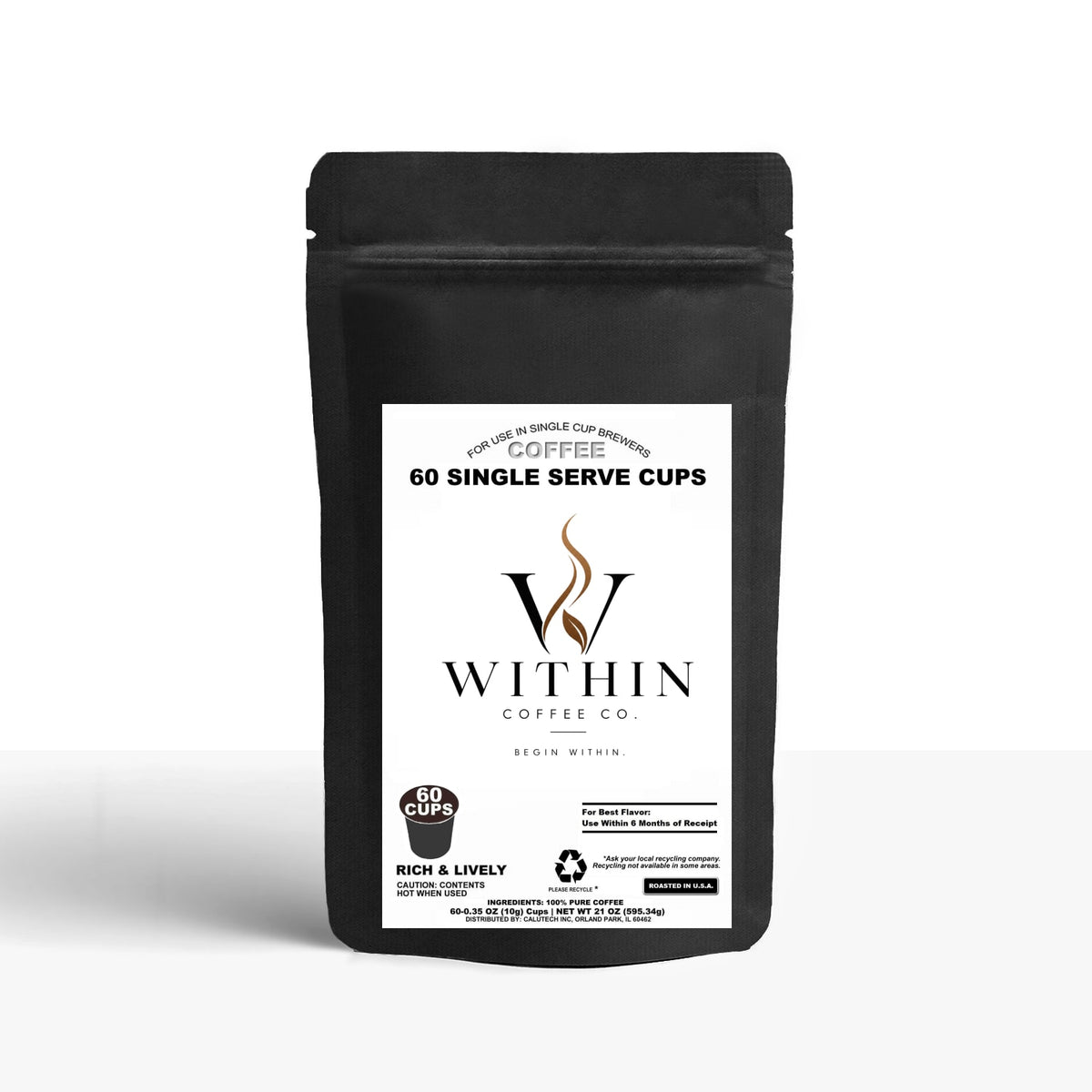 60 Pack Single Serve Coffee Capsules