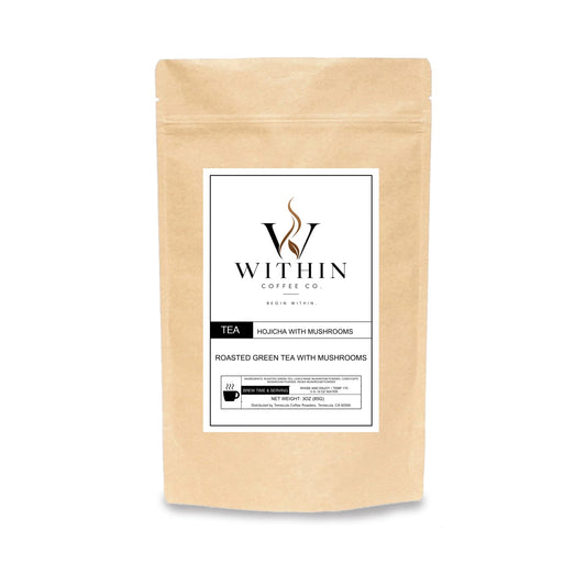 Hojicha With Mushrooms